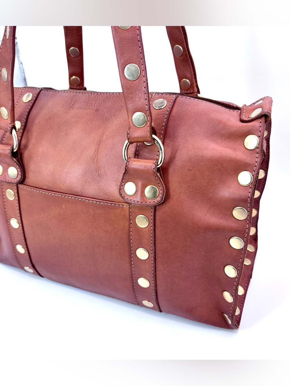 Hammitt Westwood Bag w/ Distinctive Gold-tone Studded Hardware - Picture 3 of 16